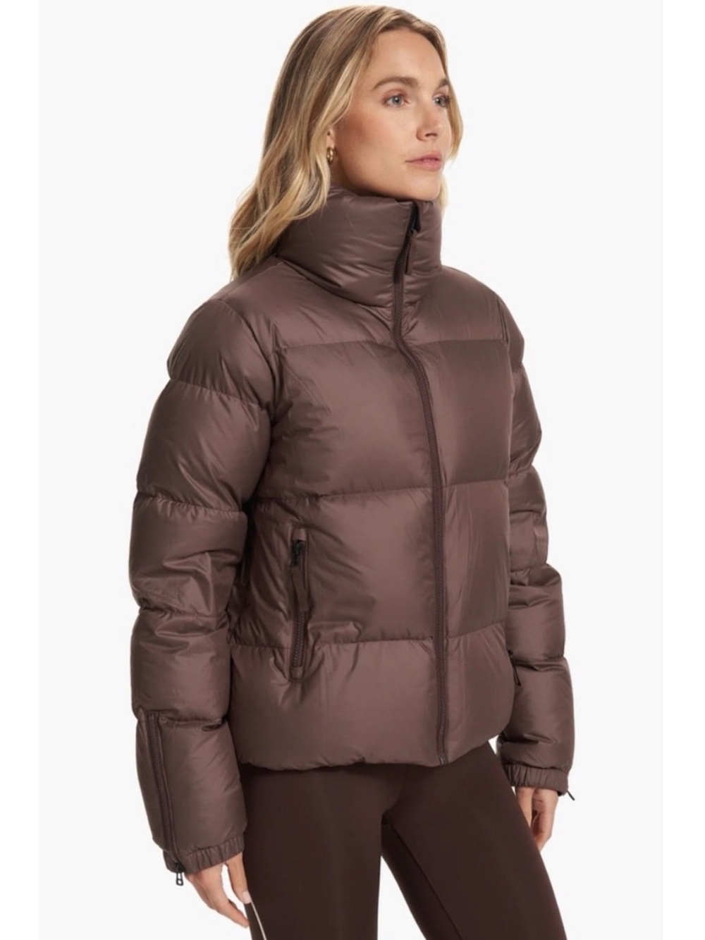 Vuori Hillside Down Puffer Jacket Brown - Picture 6 of 9